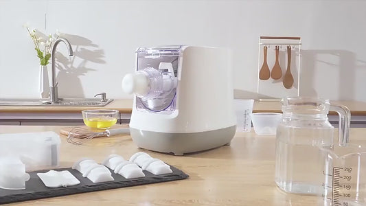 Small mini automatic electric noodle machine makes fresh pasta at home