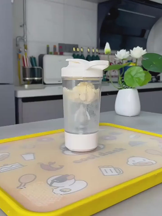 Electric Mixing Cup with Cover & USB Charging–Perfect Ideal for Travel & Campus Use