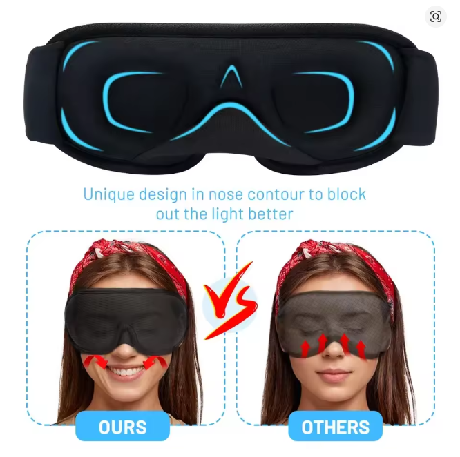 3D Sleeping Mask Block Out Light Sleep eyes Mask