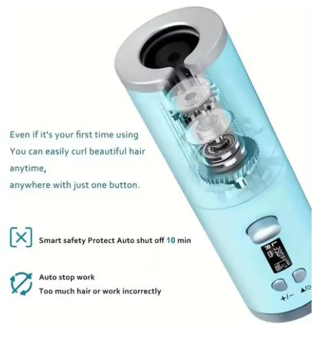 Automatic USB hair curler